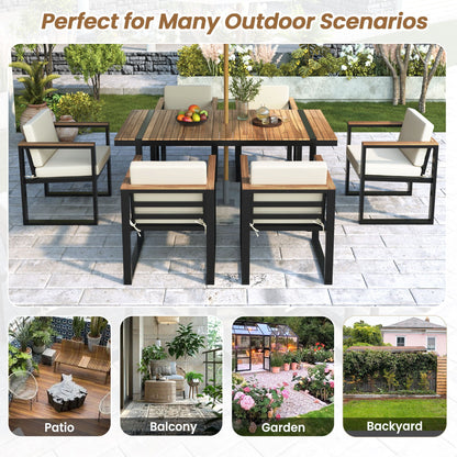 Patio Dining Table And Chair Set