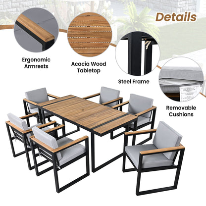 Patio Dining Table And Chair Set