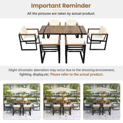 Patio Dining Table And Chair Set