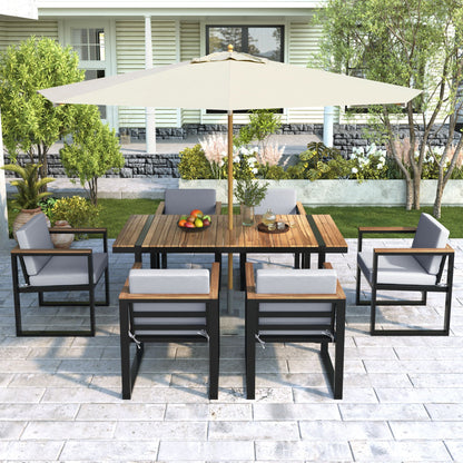 Patio Dining Table And Chair Set