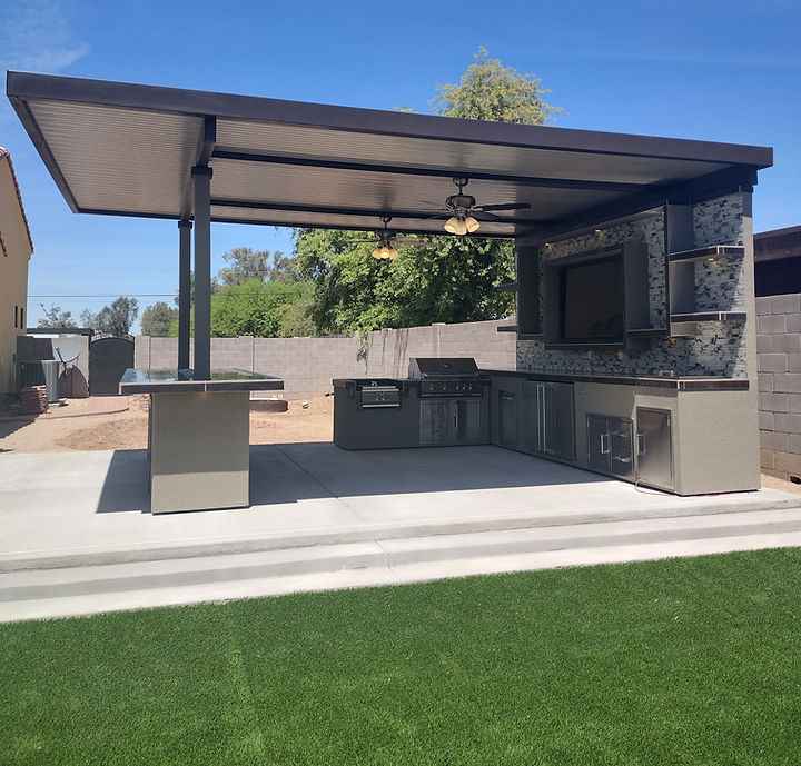KoKoMo Montego Outdoor Kitchen BBQ Island
