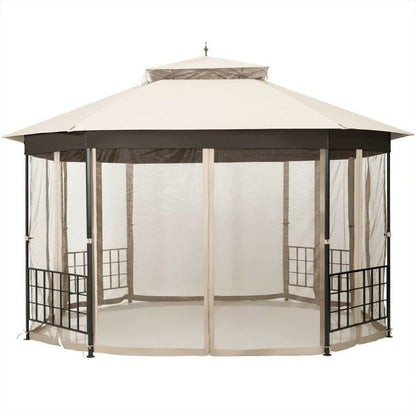 Octagon Gazebo with Mosquito Net
