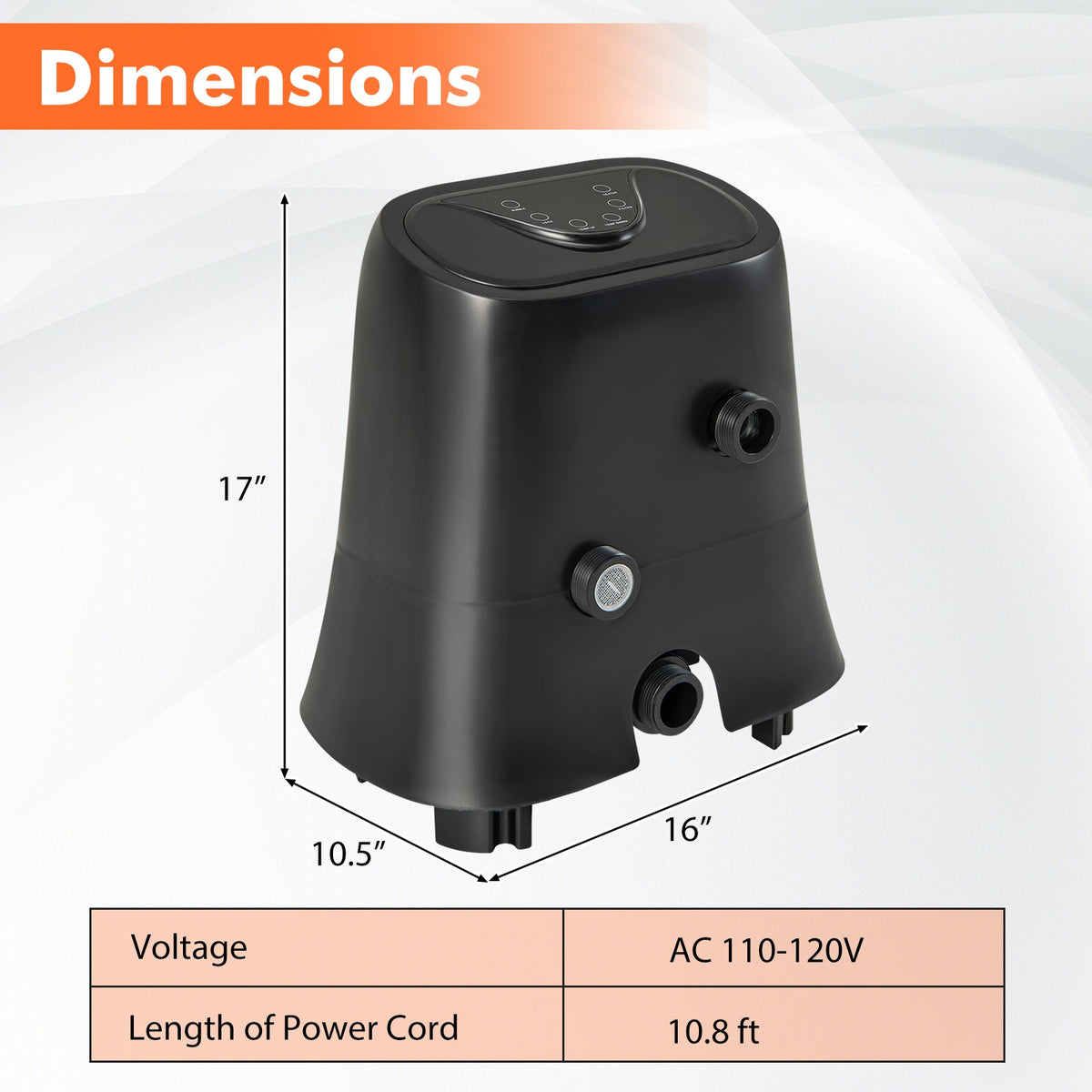 1350W Electric Heater Pump