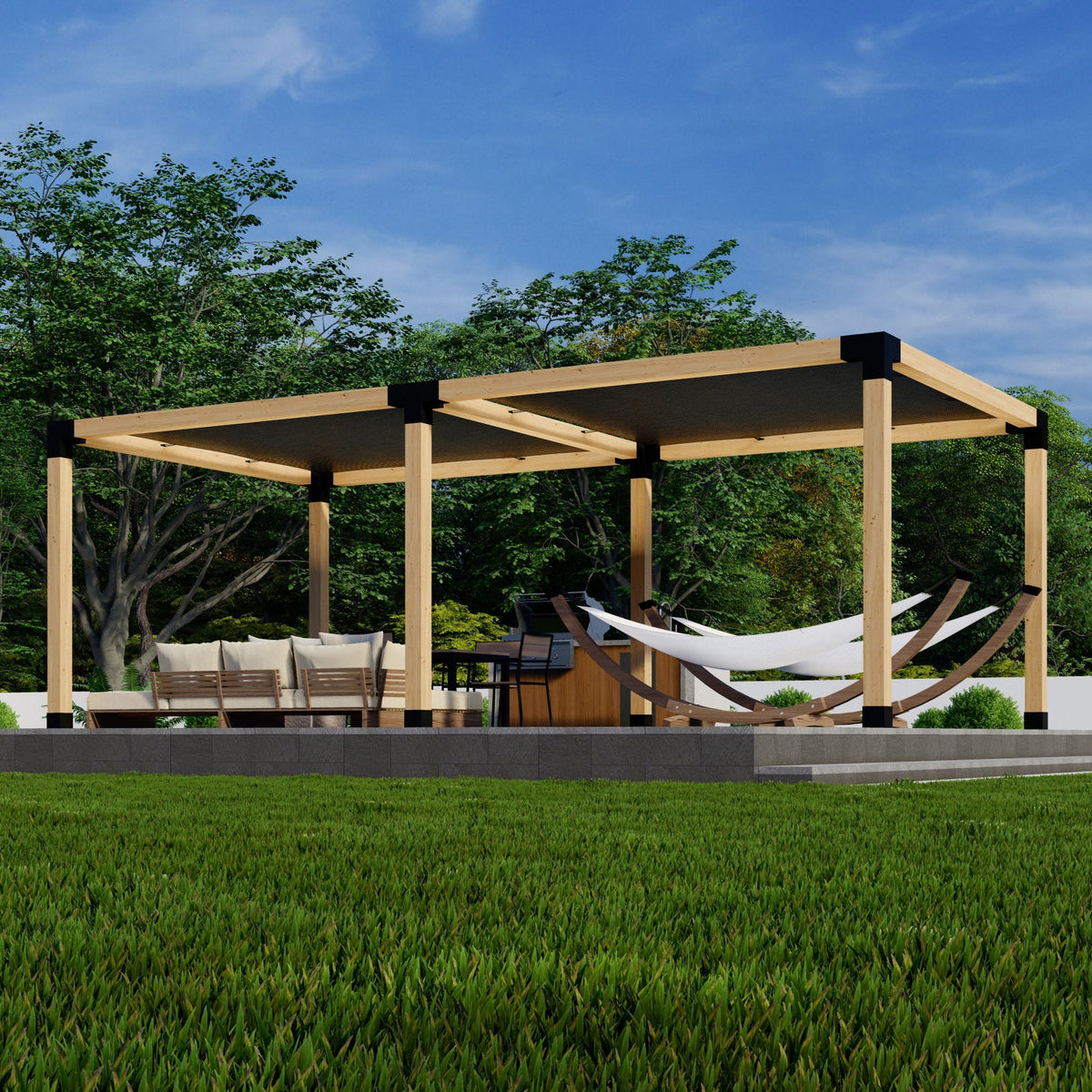 DIY Pergola Kit for a Freestanding Pergola With Canopies