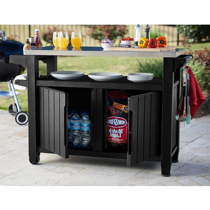 Party Bar Serving Cart with Storage