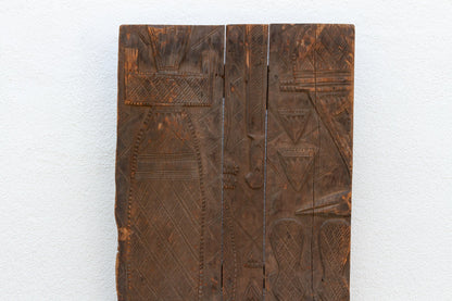 Finely Carved Antique African Nupe Door
