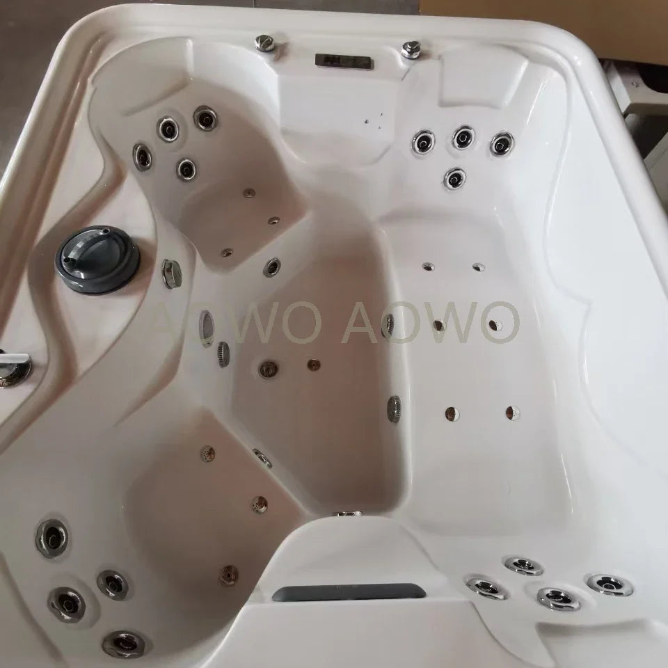 8-Person Spa Hot Tub with Pillow