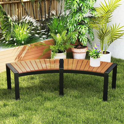Round Outdoor Bench - Around Table Tree Fire Pit