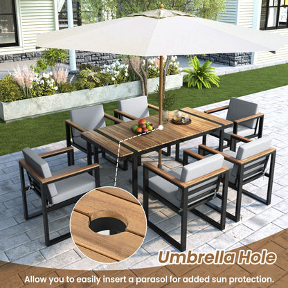 Patio Dining Table And Chair Set