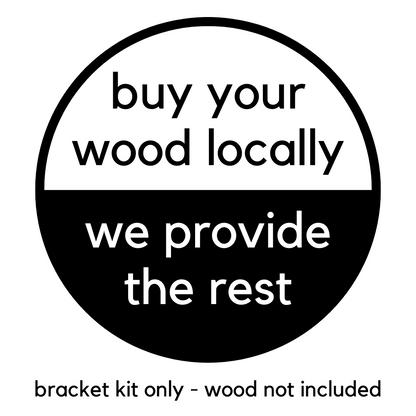 DIY Pergola Bracket Kit for an Attached Pergola With Slatted Roof